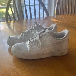 Nike Air Force 1 AF1 White Sneakers